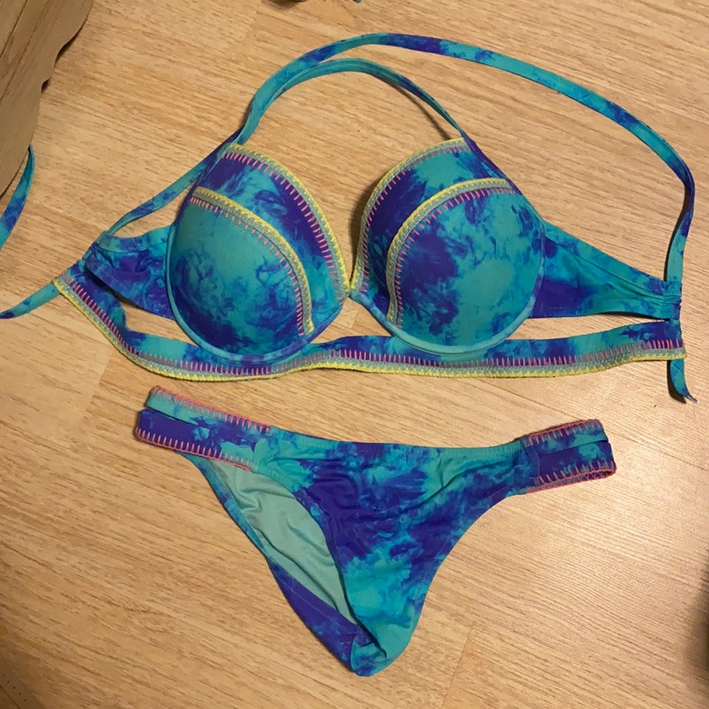Tie Dye Bathing Suit Set
